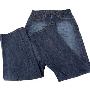 Levi 577 blue jeans size 8 long. Red tag.